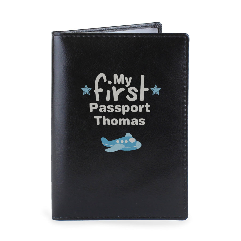 Personalised My First Black Passport Holder | Inspired Creative Gifts | UK Supplier