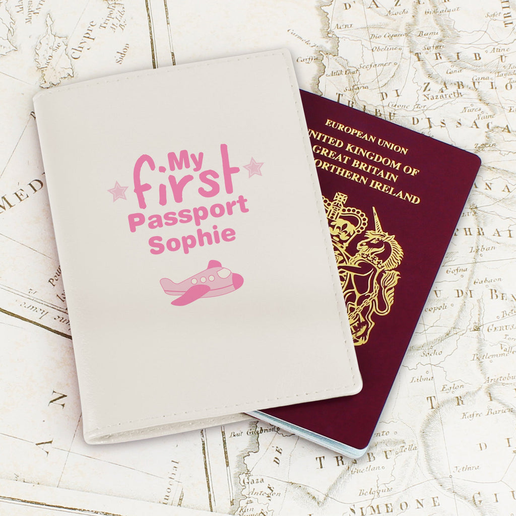 Personalised My First Cream Passport Holder | Inspired Creative Gifts | UK Supplier