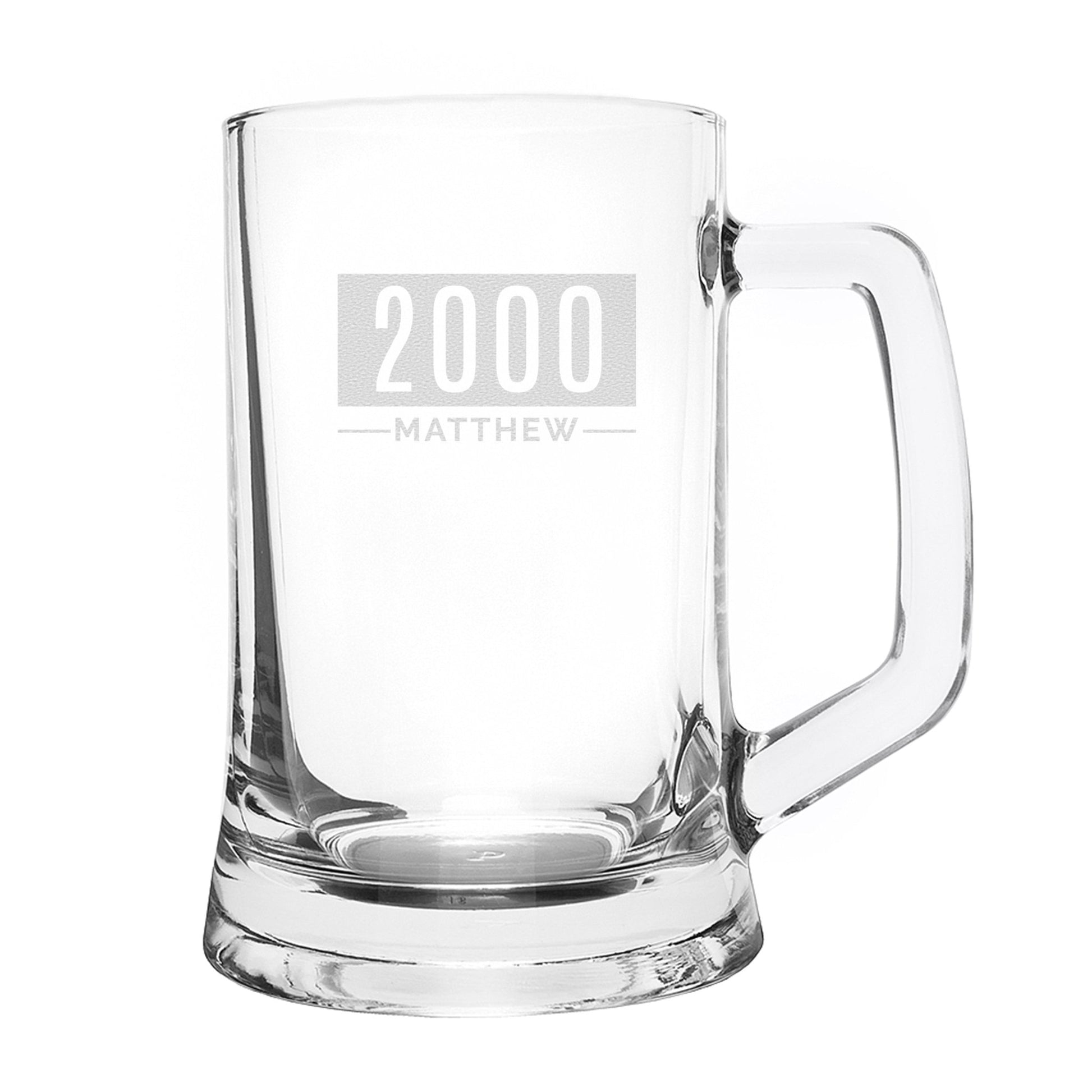 Personalised Name & Date Pint Stern Tankard | Inspired Creative Gifts | UK Supplier