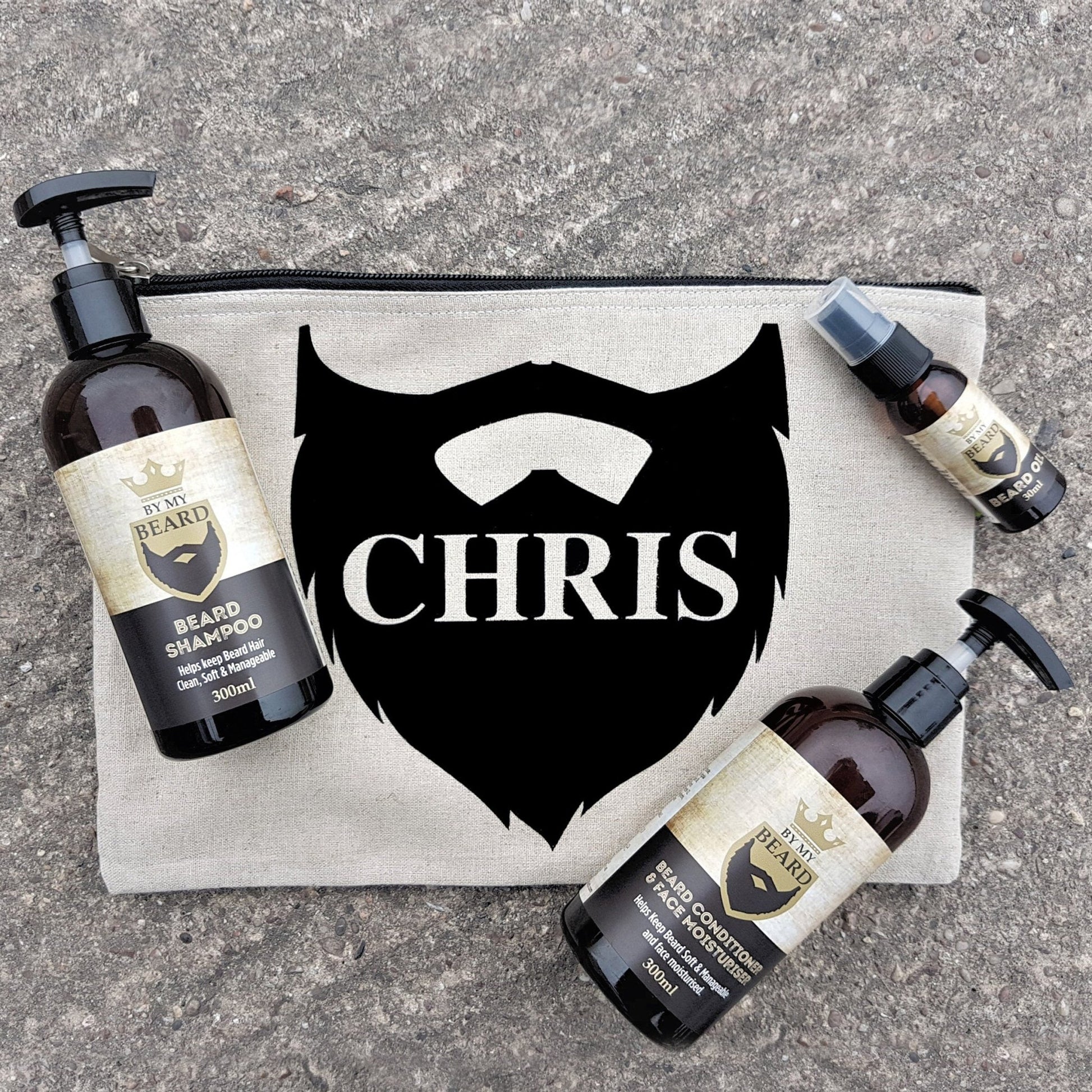 Personalised Name Only Beard Kit | Inspired Creative Gifts | UK Supplier