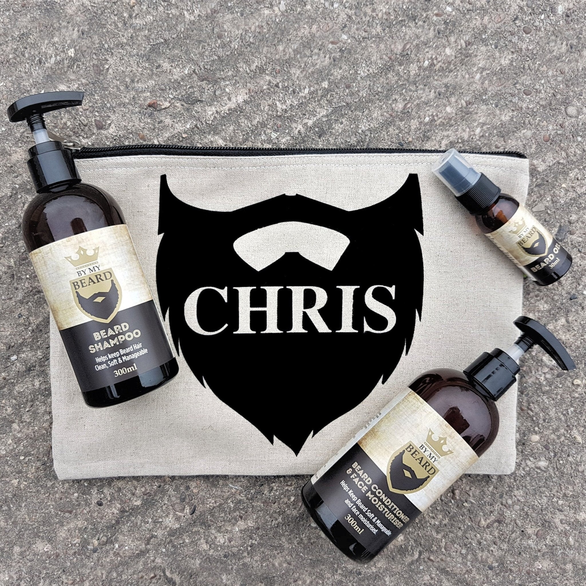 Personalised Name Only Beard Kit | Inspired Creative Gifts | UK Supplier
