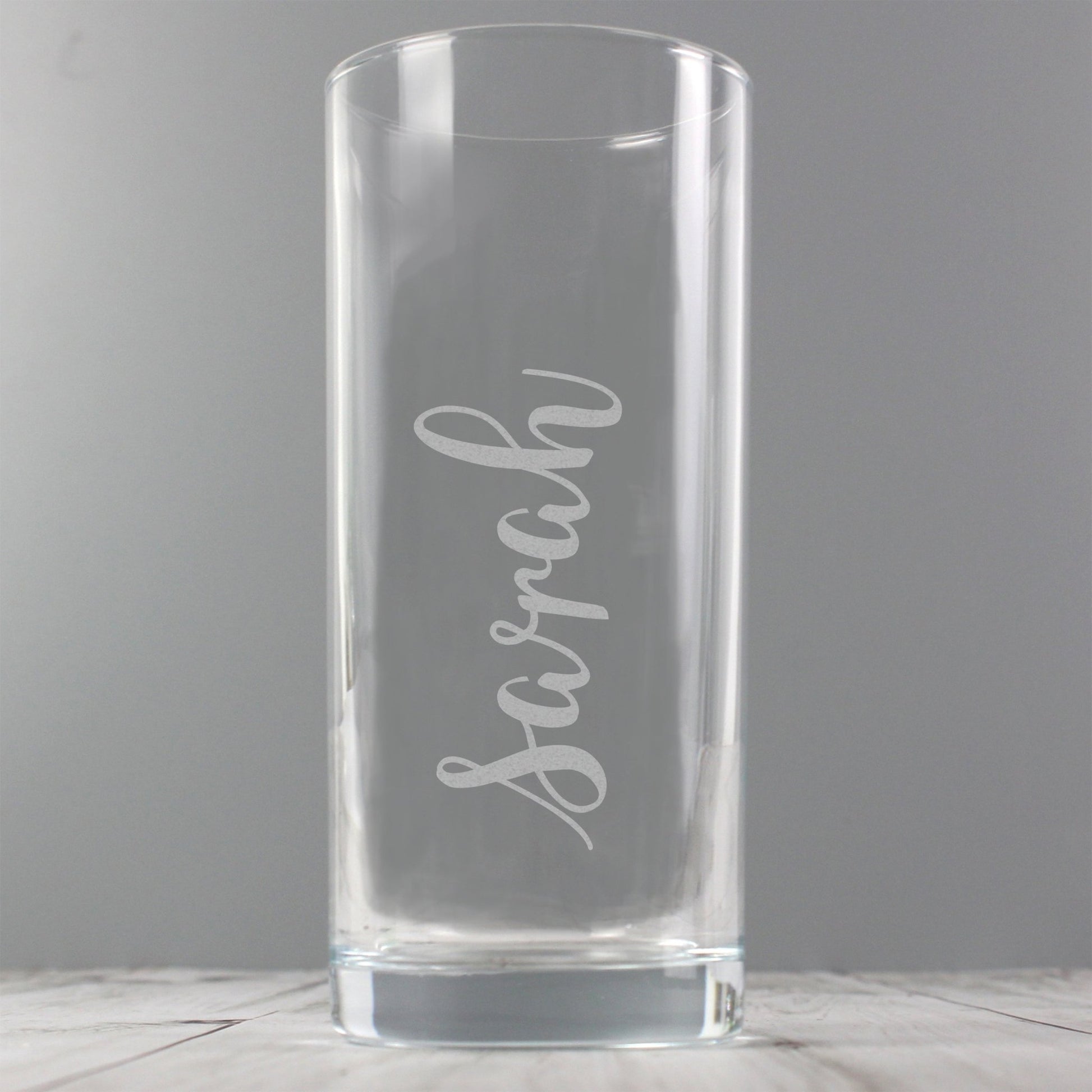 Personalised Name Only Engraved Hi Ball Glass | Inspired Creative Gifts | UK Supplier