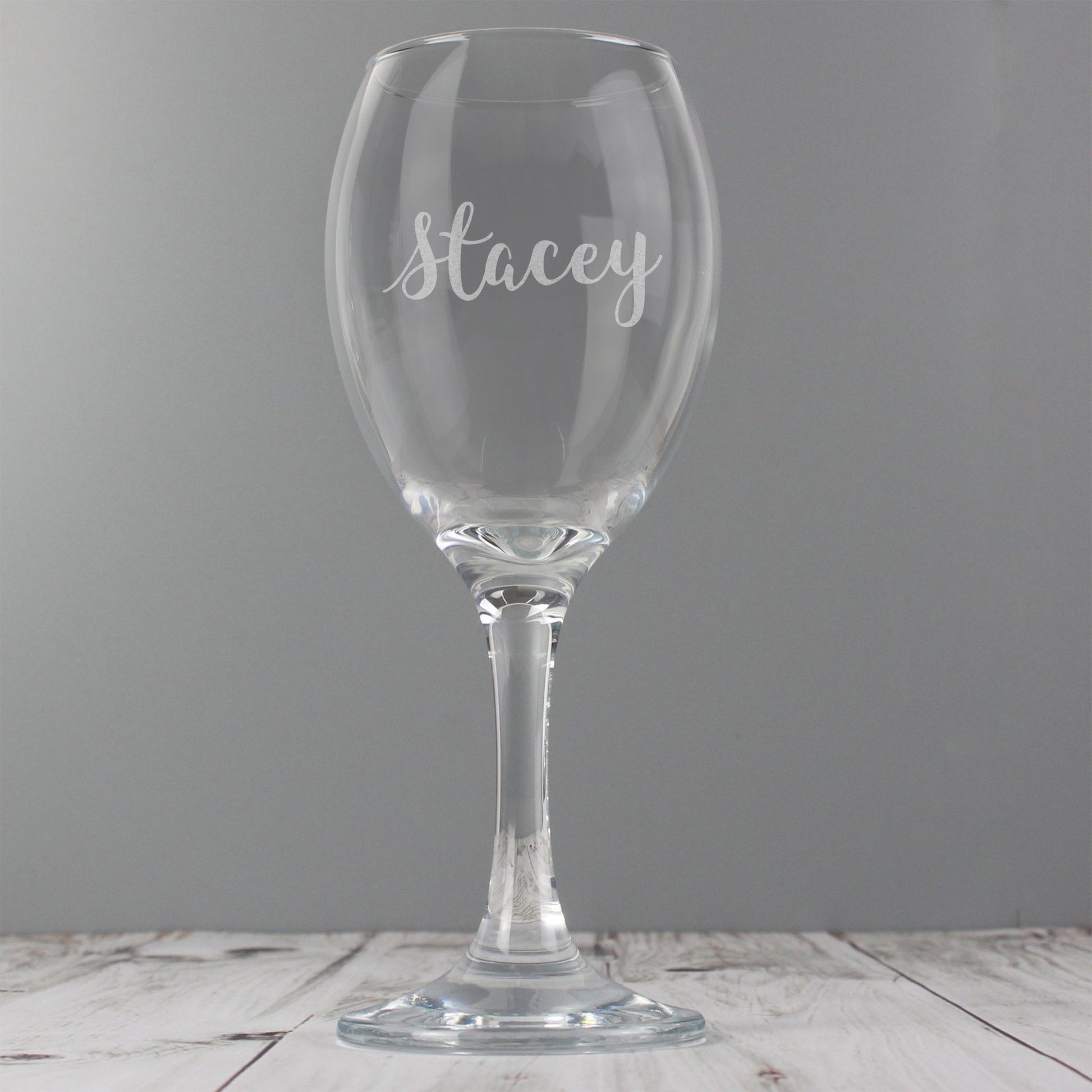 Personalised Name Only Engraved Wine Glass | Inspired Creative Gifts | UK Supplier