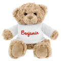 Personalised Name Only Teddy Bear - Red | Inspired Creative Gifts | UK Supplier