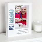 Personalised No.1 5x7 Box Photo Frame | Inspired Creative Gifts | UK Supplier