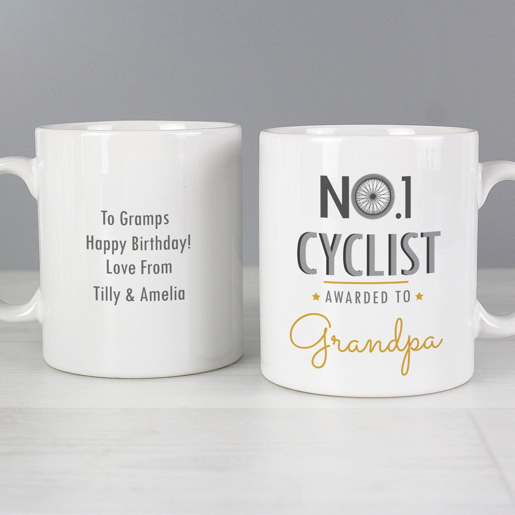 Personalised No.1 Cyclist Mug | Inspired Creative Gifts | UK Supplier