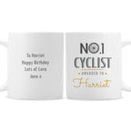 Personalised No.1 Cyclist Mug | Inspired Creative Gifts | UK Supplier