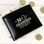 Personalised No.1 Leather Wallet | Inspired Creative Gifts | UK Supplier
