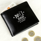 Personalised No.1 Leather Wallet | Inspired Creative Gifts | UK Supplier