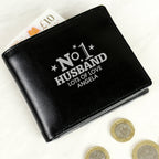 Personalised No.1 Leather Wallet | Inspired Creative Gifts | UK Supplier