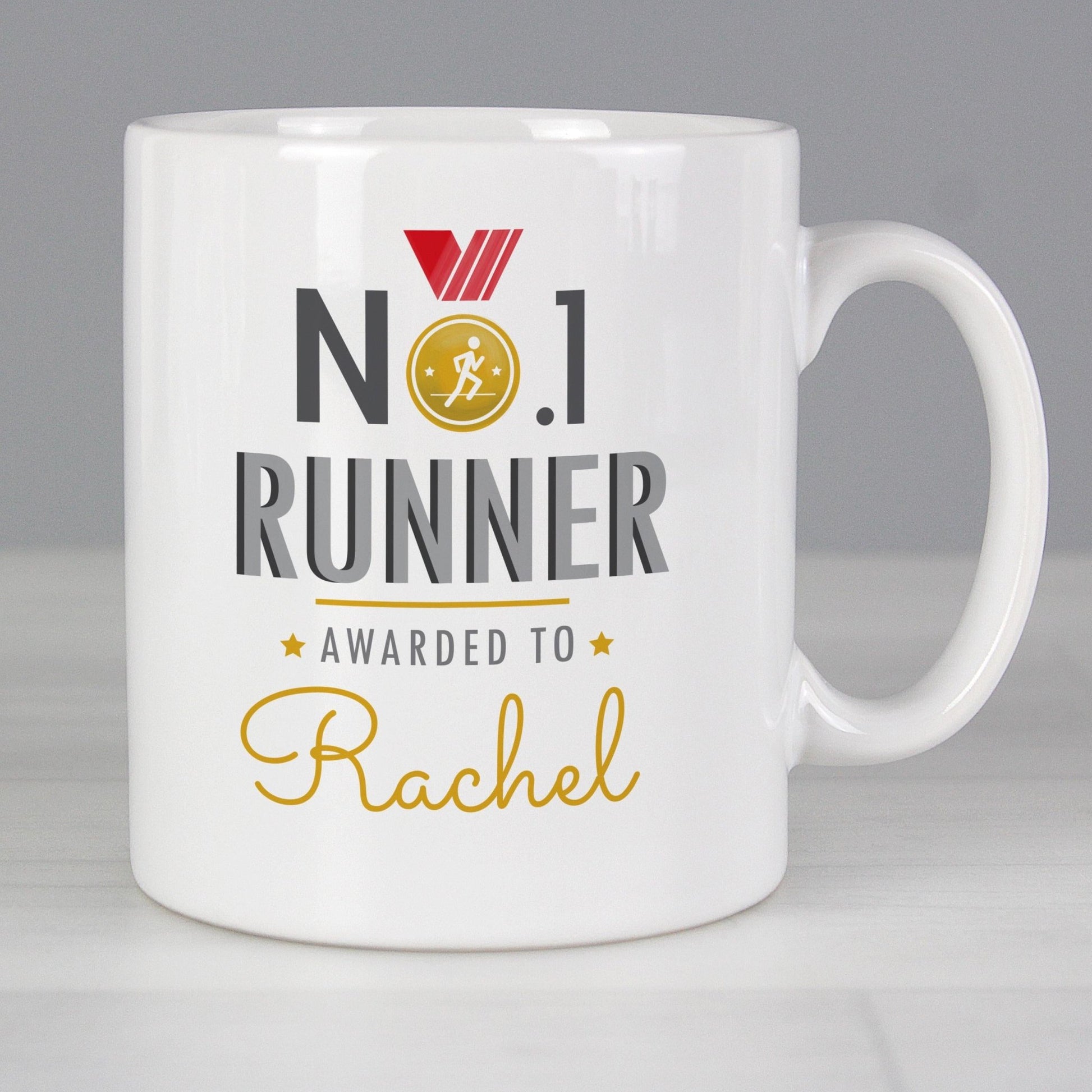 Personalised No.1 Runner Mug | Inspired Creative Gifts | UK Supplier