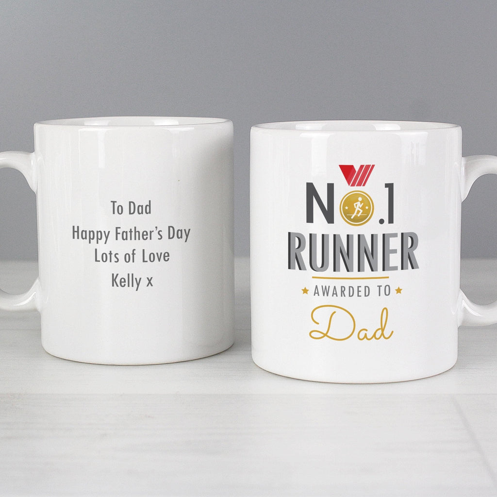 Personalised No.1 Runner Mug | Inspired Creative Gifts | UK Supplier