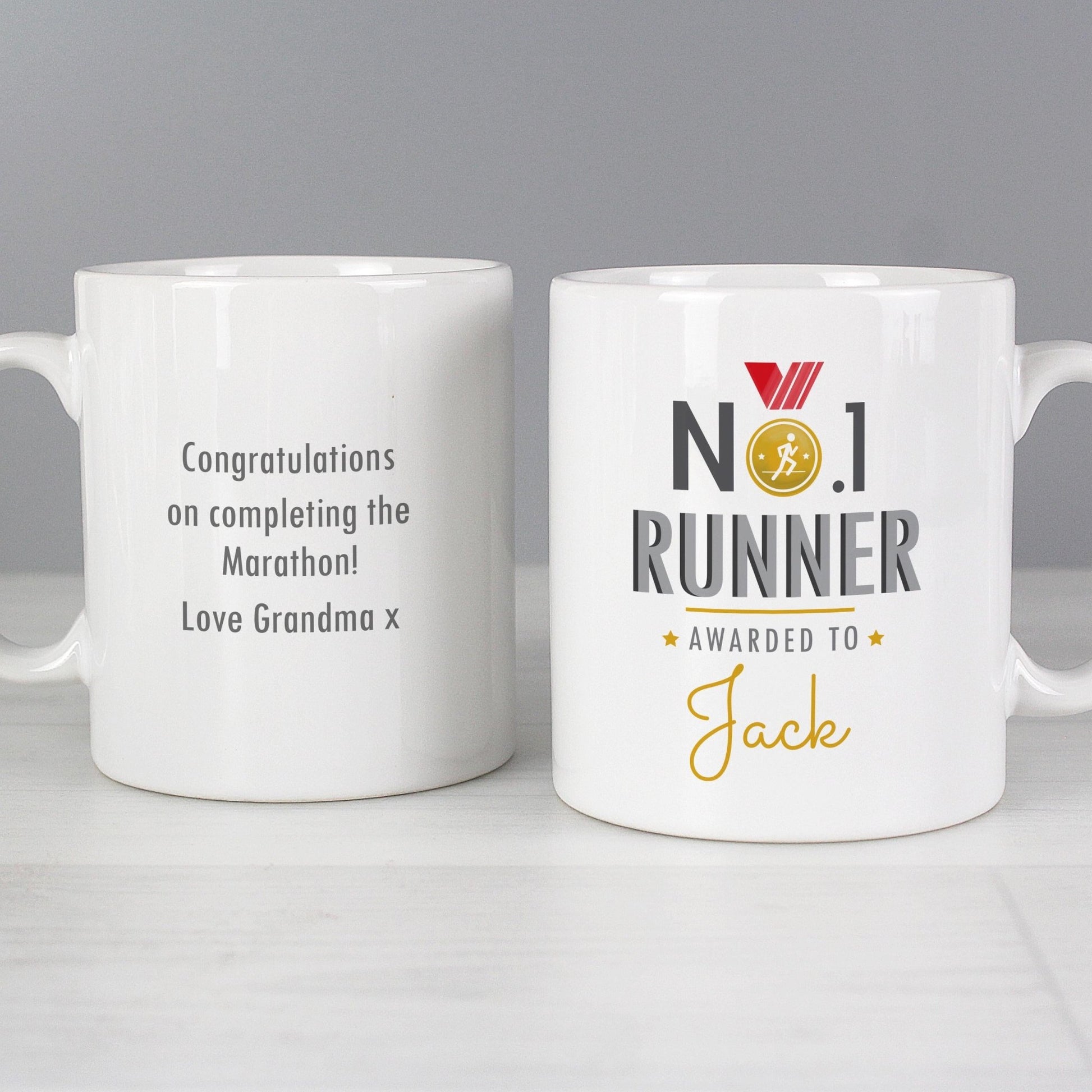 Personalised No.1 Runner Mug | Inspired Creative Gifts | UK Supplier