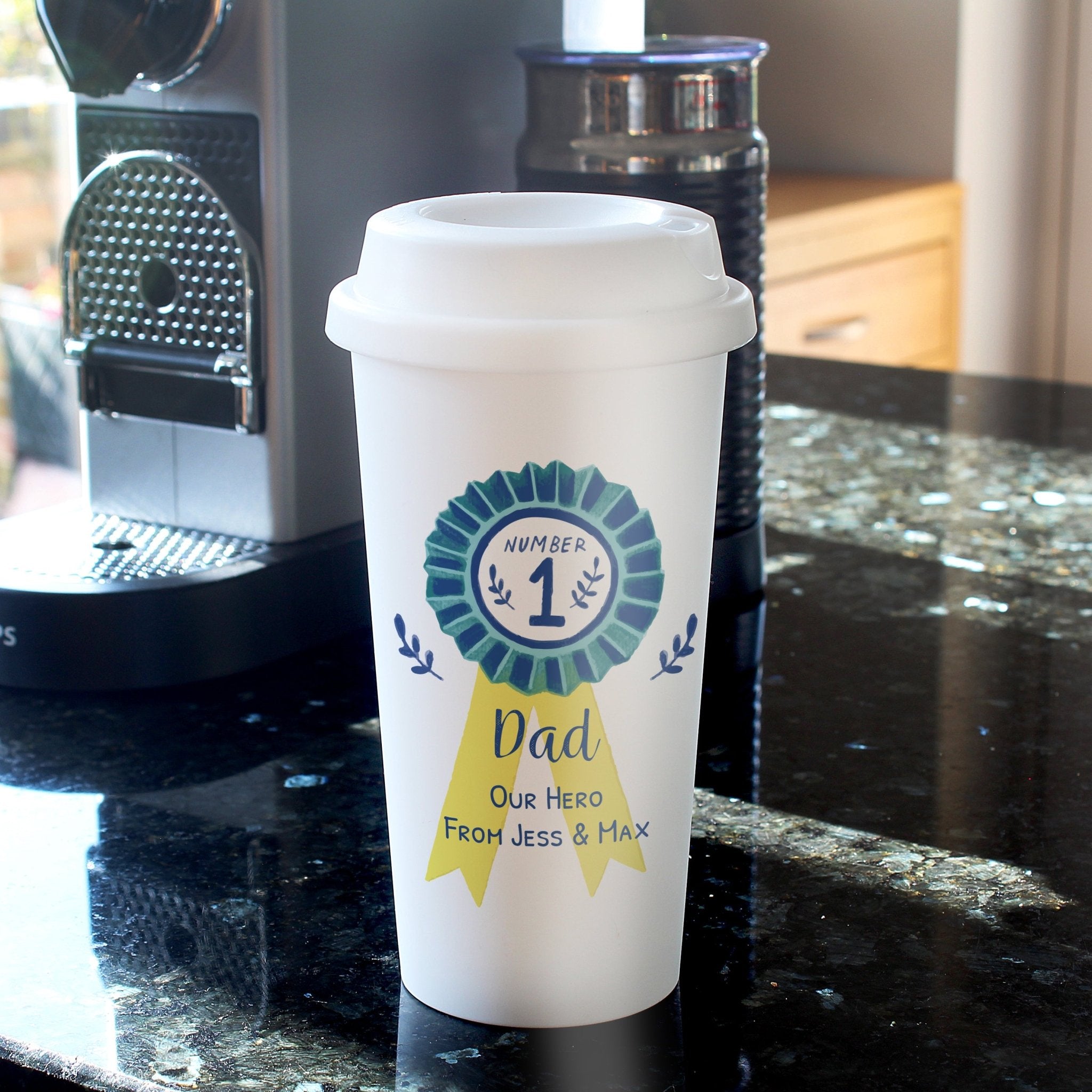 Personalised Number 1 Travel Mug | Inspired Creative Gifts | UK Supplier