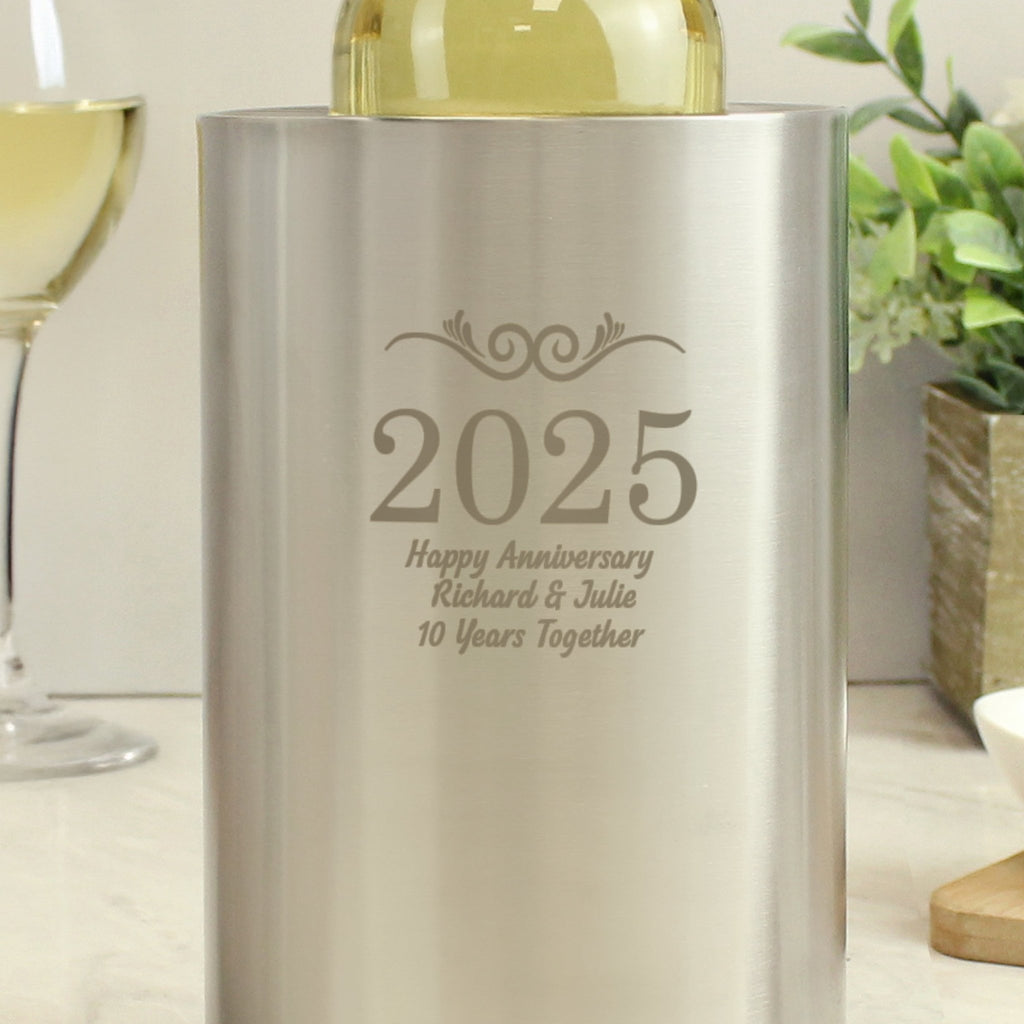 Personalised Number Frame Wine Cooler | Inspired Creative Gifts | UK Supplier