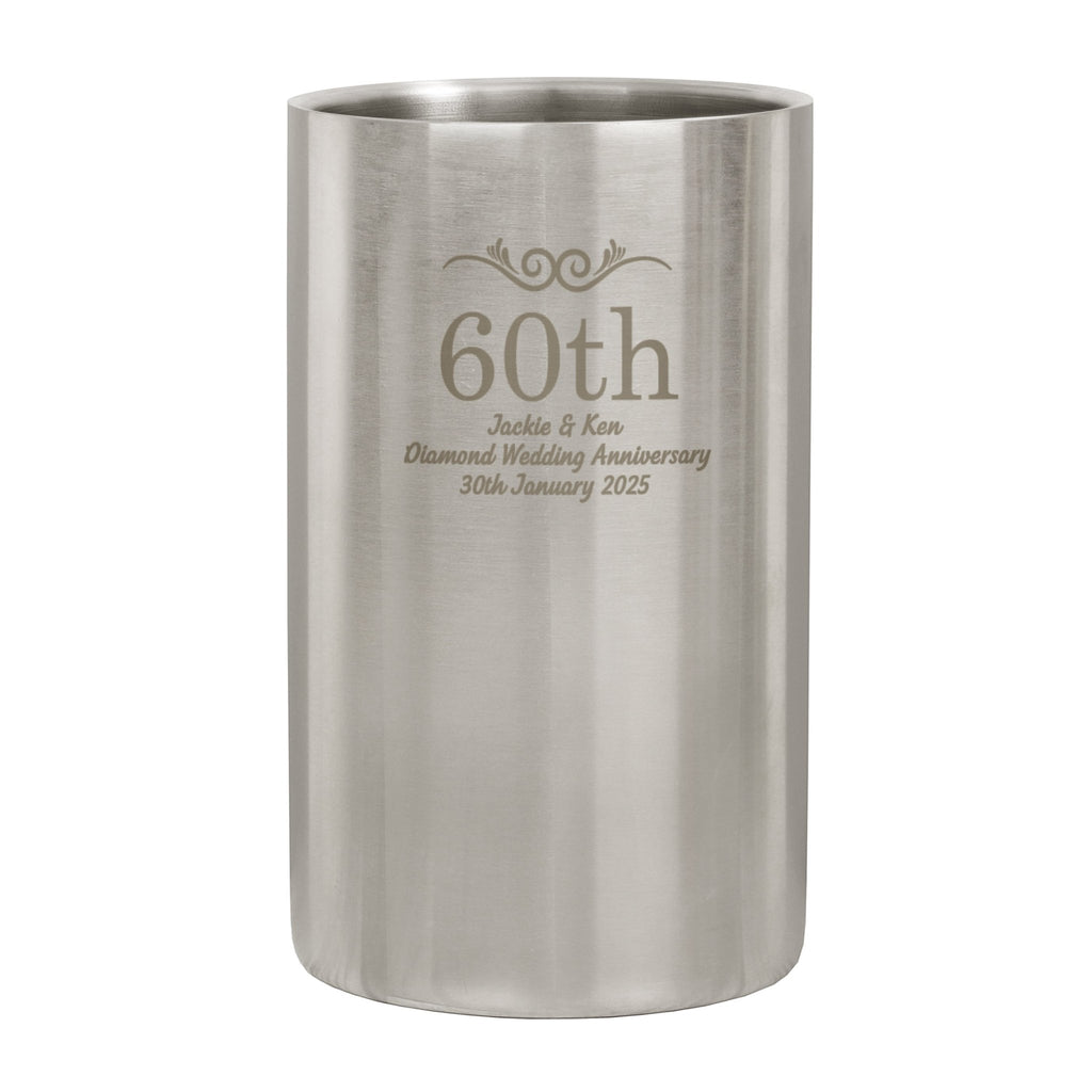Personalised Number Frame Wine Cooler | Inspired Creative Gifts | UK Supplier