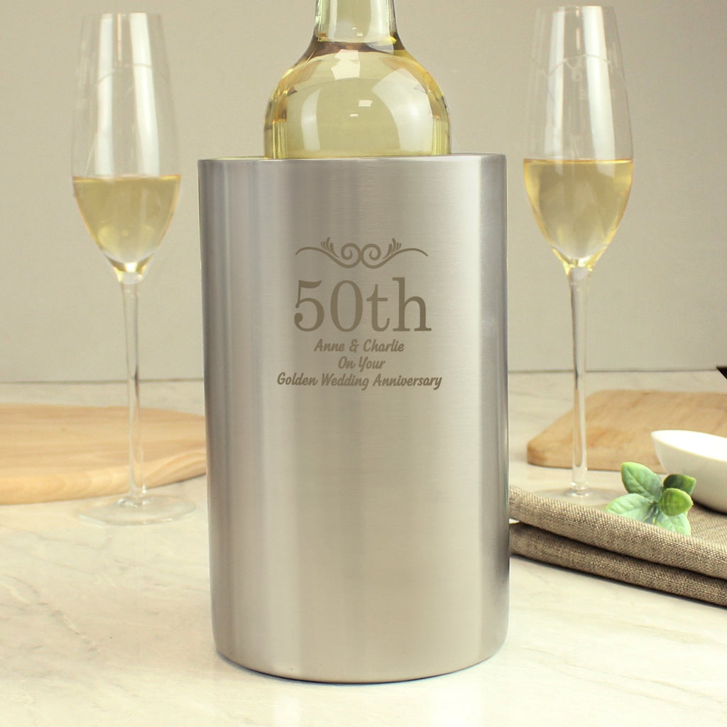Personalised Number Frame Wine Cooler | Inspired Creative Gifts | UK Supplier