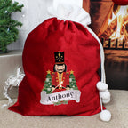 Personalised Nutcracker Red Sack | Inspired Creative Gifts | UK Supplier