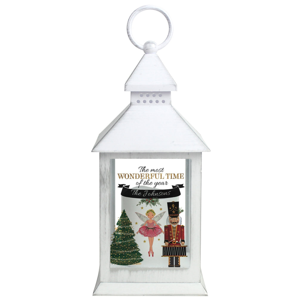 Personalised Nutcracker White Lantern | Inspired Creative Gifts | UK Supplier