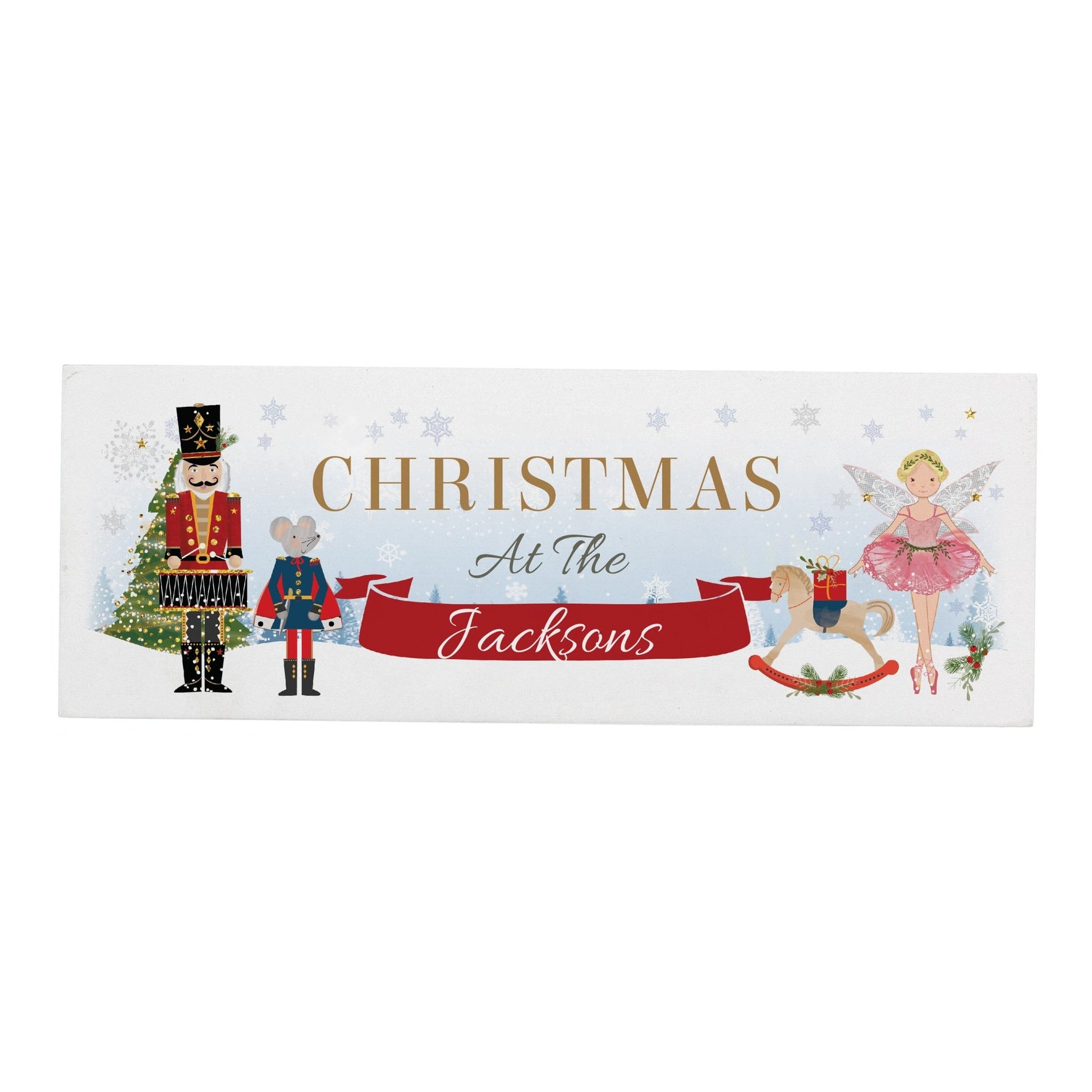 Personalised Nutcracker Wooden Mantel Decoration | Inspired Creative Gifts
