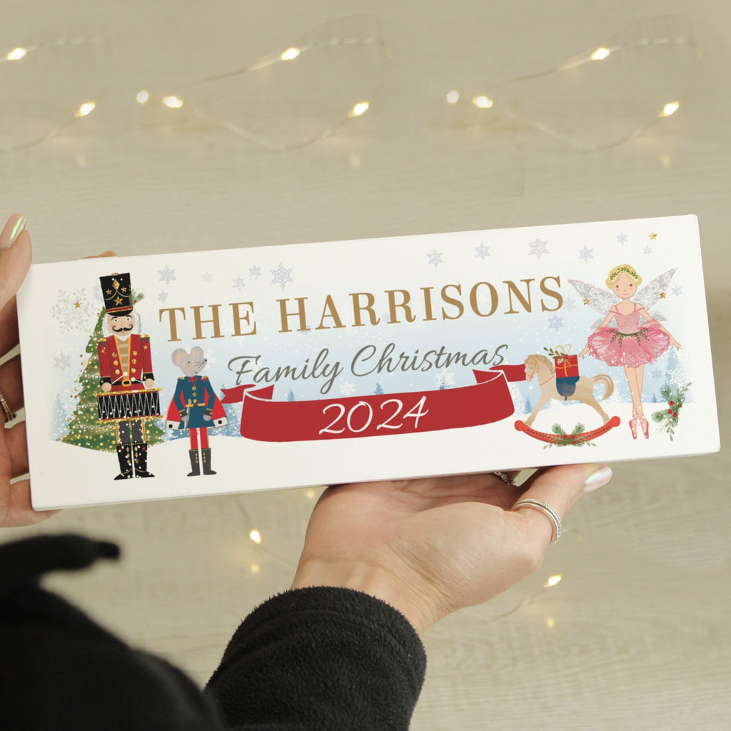 Personalised Nutcracker Wooden Mantel Decoration | Inspired Creative Gifts
