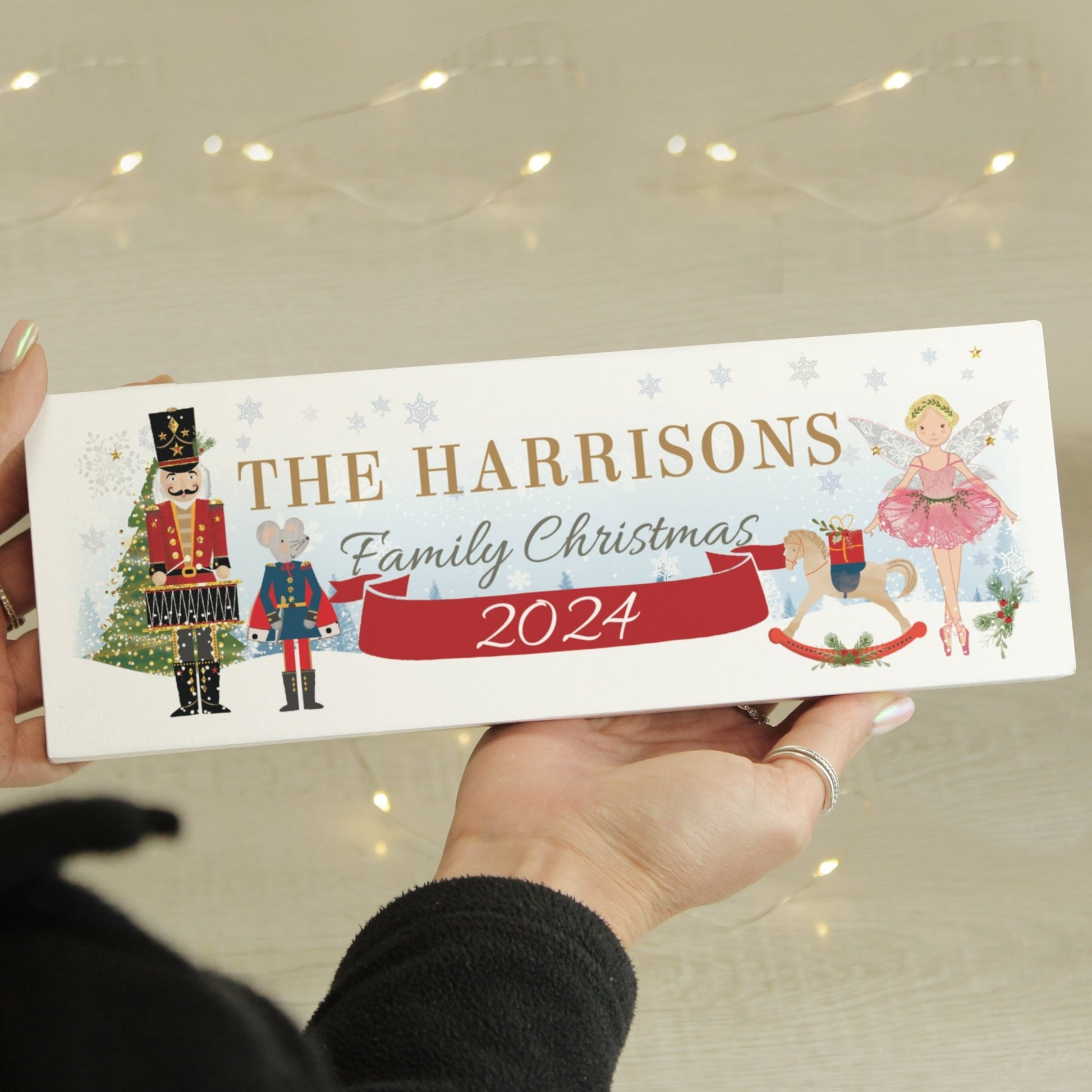 Personalised Nutcracker Wooden Mantel Decoration | Inspired Creative Gifts