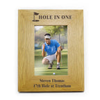 Personalised Oak Finish 6x4 Golf Photo Frame | Inspired Creative Gifts | UK Supplier