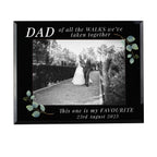 Personalised 'Of All The Walks' 5x7 Glass Wedding Frame | Inspired Creative Gifts | UK Supplier