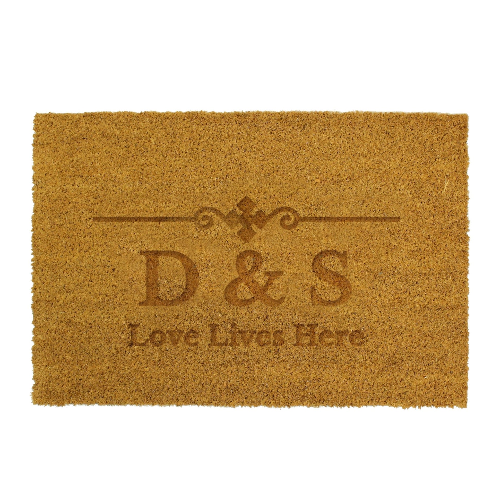 Personalised Ornate Rectangle Indoor Doormat | Inspired Creative Gifts | UK Supplier