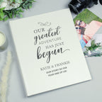 Personalised Our Greatest Adventure Traditional Photo Album | Inspired Creative Gifts | UK Supplier