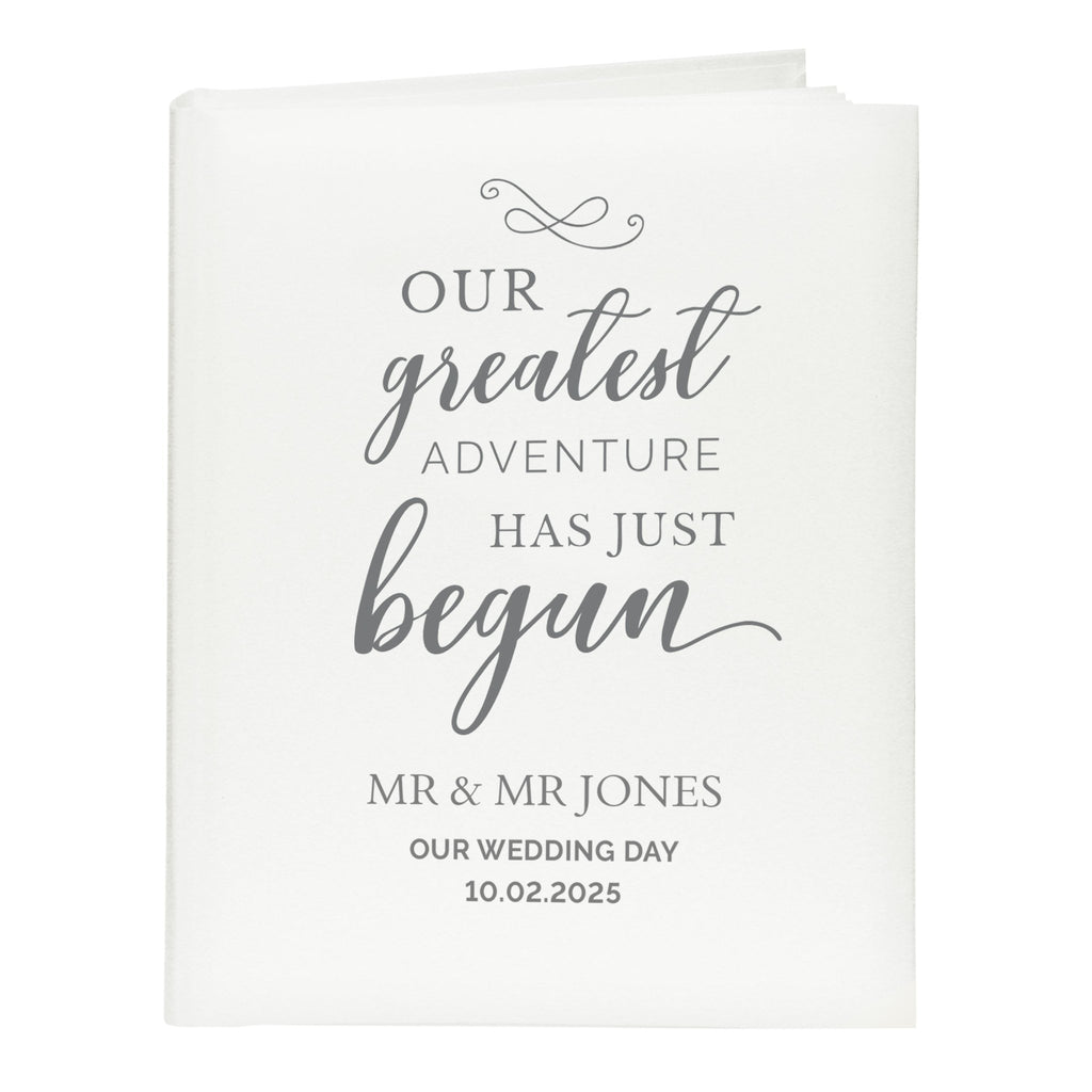 Personalised Our Greatest Adventure Traditional Photo Album | Inspired Creative Gifts | UK Supplier
