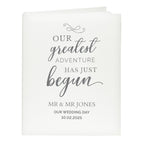 Personalised Our Greatest Adventure Traditional Photo Album | Inspired Creative Gifts | UK Supplier