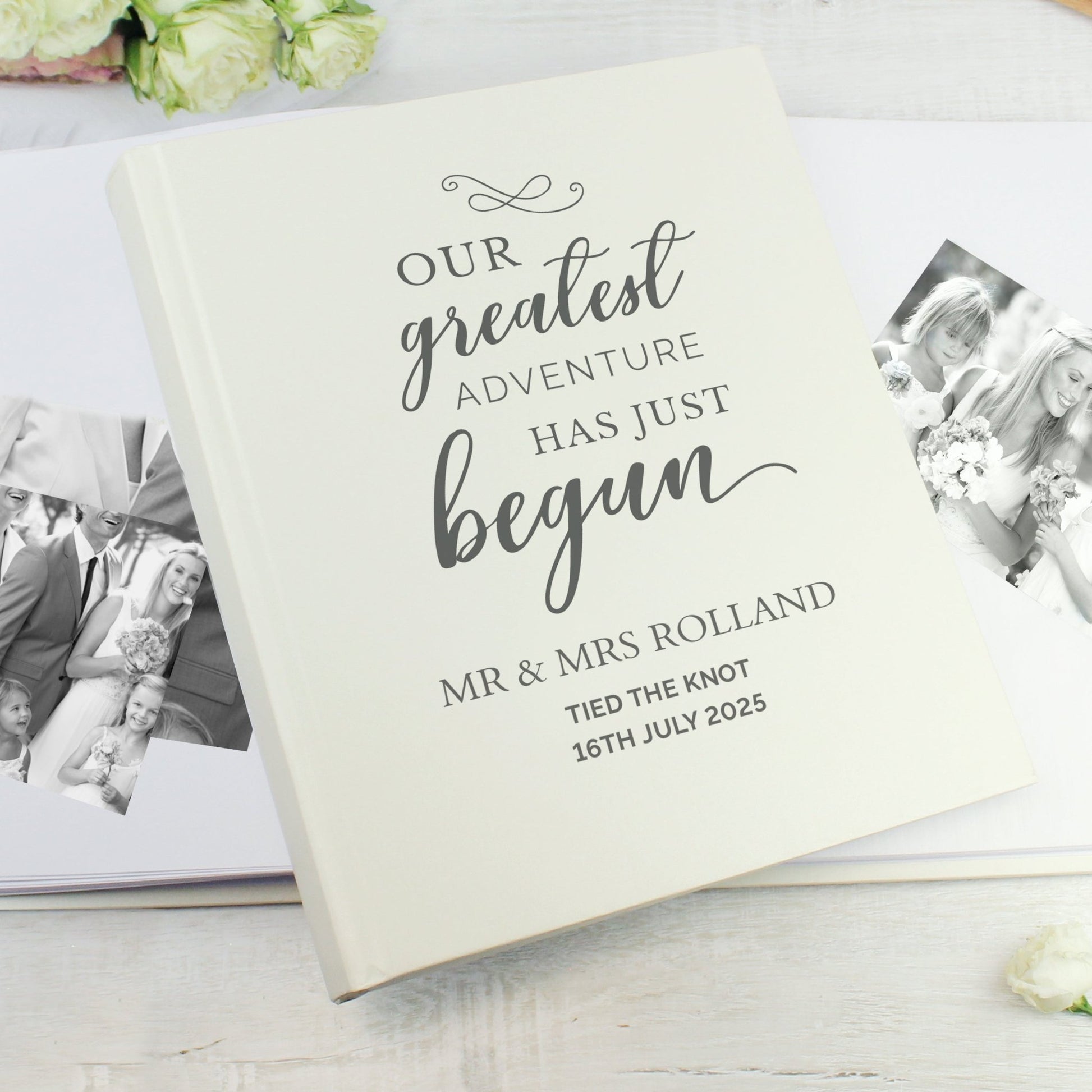 Personalised Our Greatest Adventure Traditional Photo Album | Inspired Creative Gifts | UK Supplier