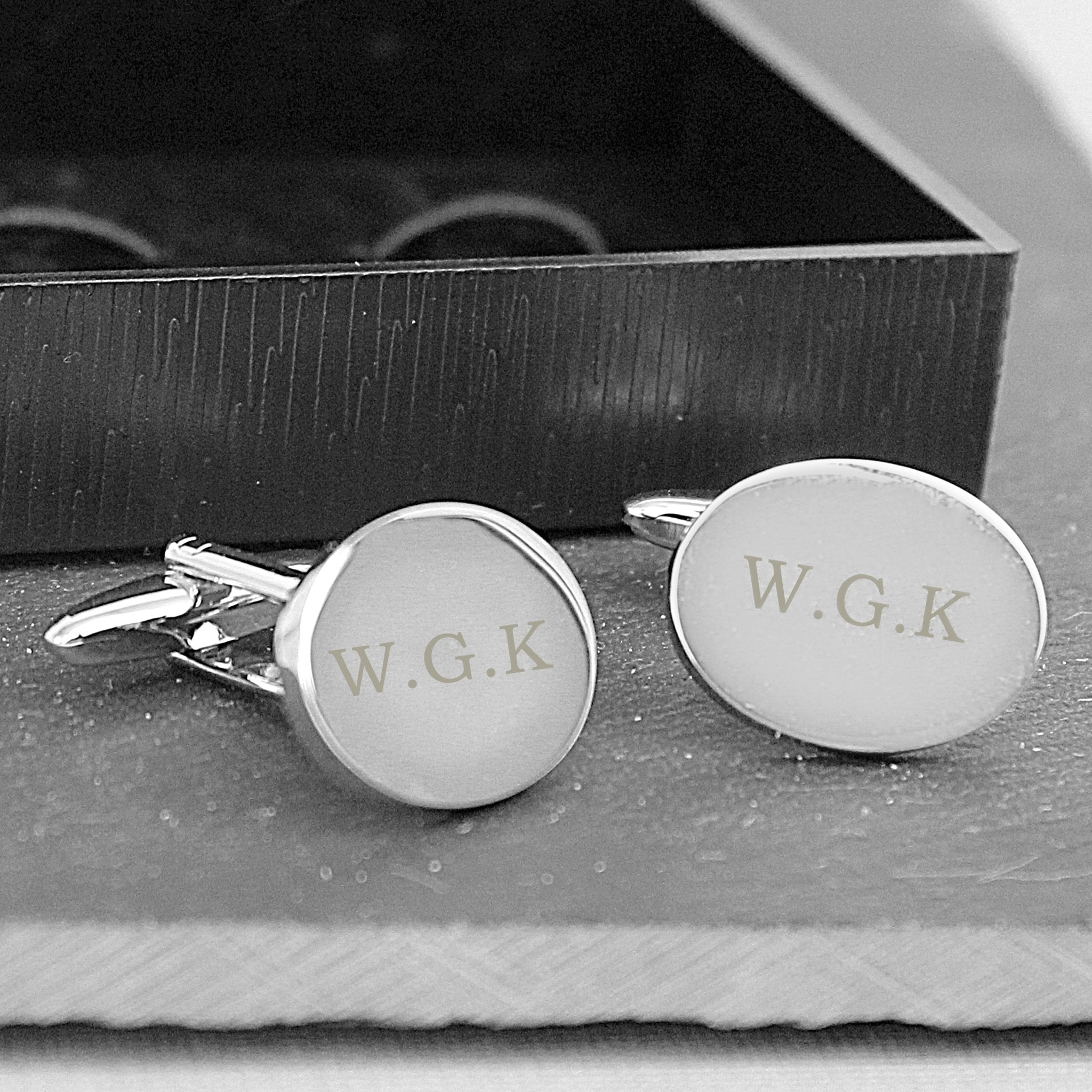 Personalised Oval Cufflinks | Inspired Creative Gifts | UK Supplier