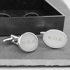 Personalised Oval Cufflinks | Inspired Creative Gifts | UK Supplier