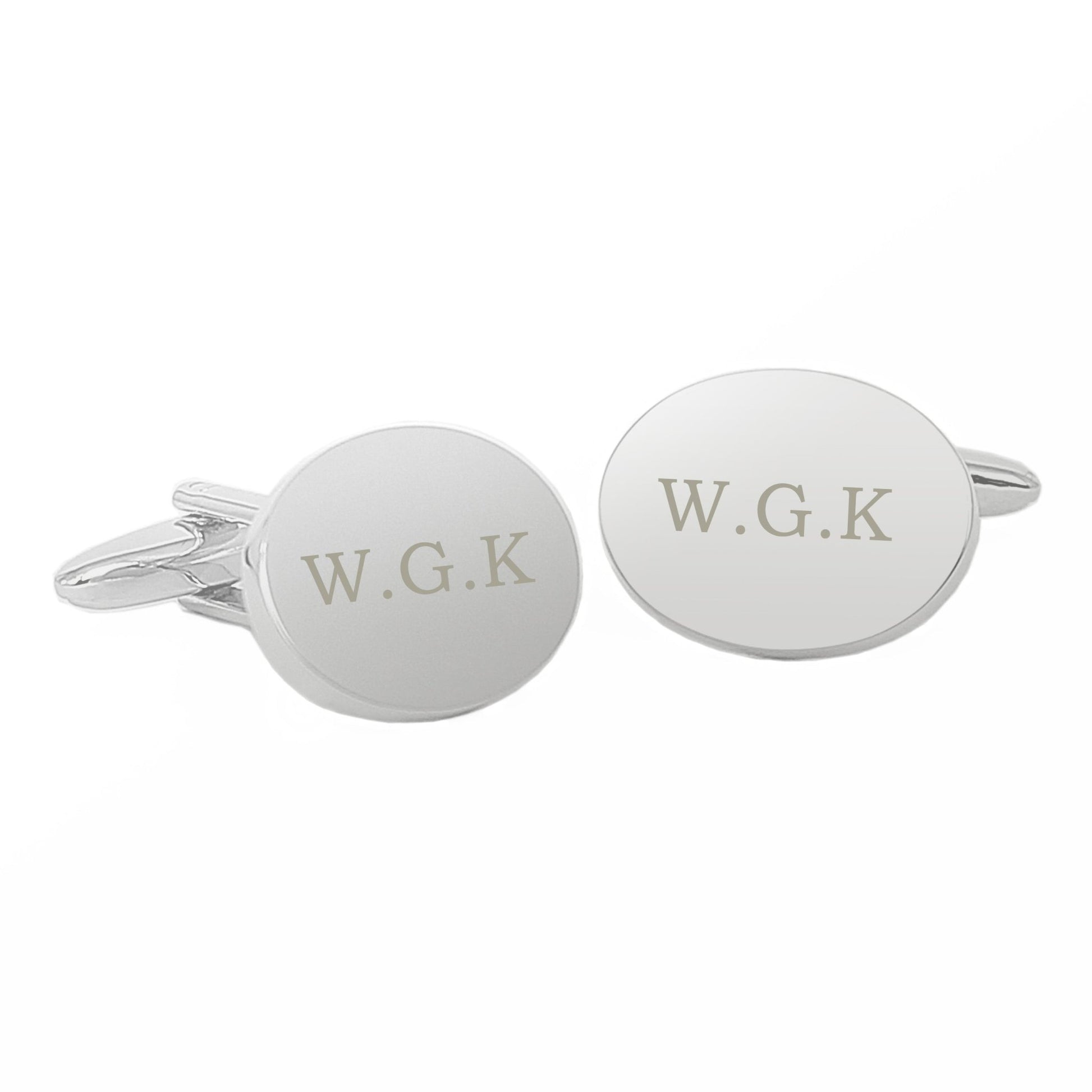 Personalised Oval Cufflinks | Inspired Creative Gifts | UK Supplier
