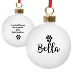 Personalised Pet Bauble | Inspired Creative Gifts | UK Supplier