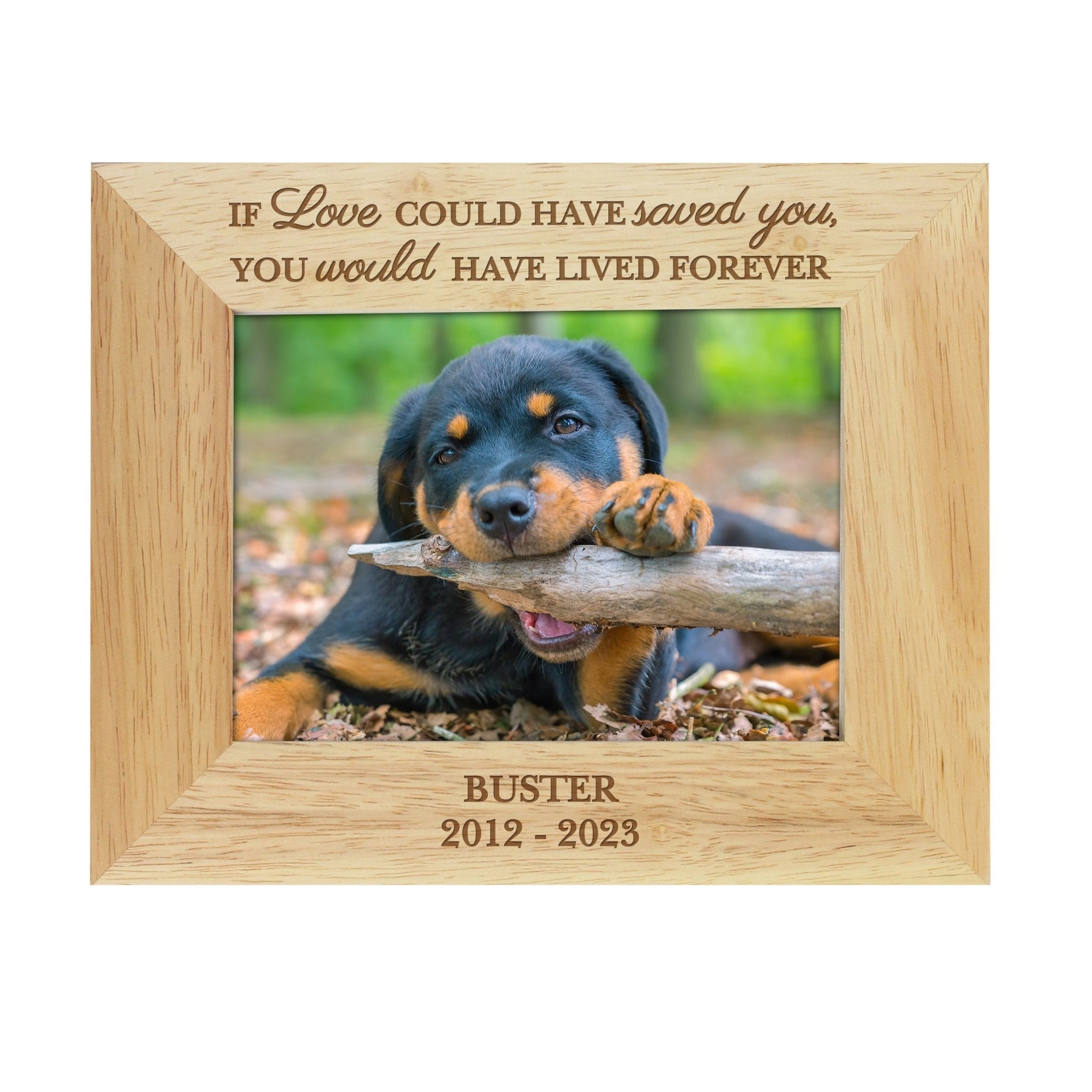 Personalised Pet Memorial 6x4 Photo Frame | Inspired Creative Gifts | UK Supplier