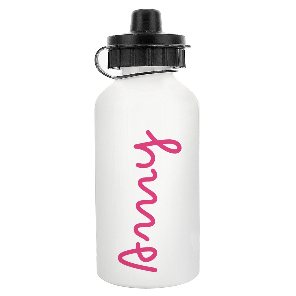 Personalised Pink Name Drinks Bottle | Inspired Creative Gifts
