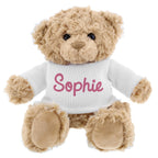 Personalised Pink Name Only Teddy Bear | Inspired Creative Gifts | UK Supplier