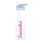 Personalised Pink Name Water Bottle | Inspired Creative Gifts | UK Supplier