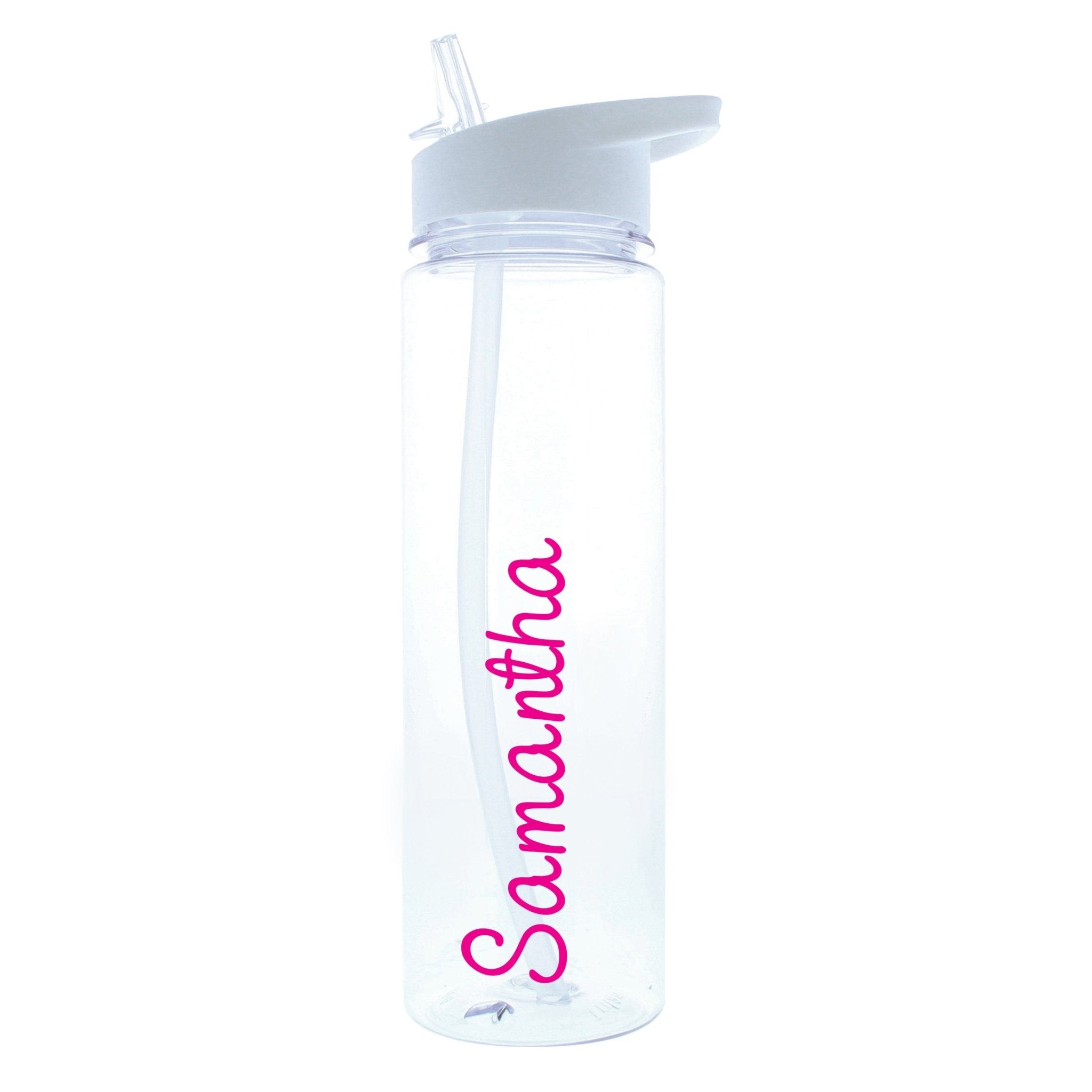 Personalised Pink Name Water Bottle | Inspired Creative Gifts | UK Supplier