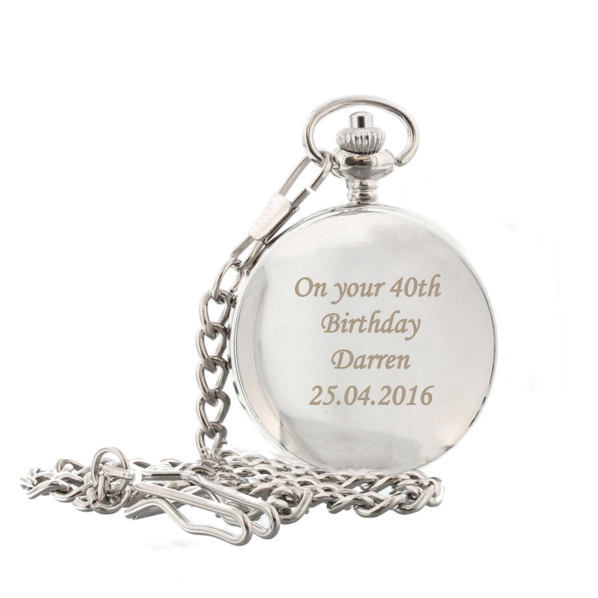 Personalised Pocket Fob Watch | Inspired Creative Gifts | UK Supplier