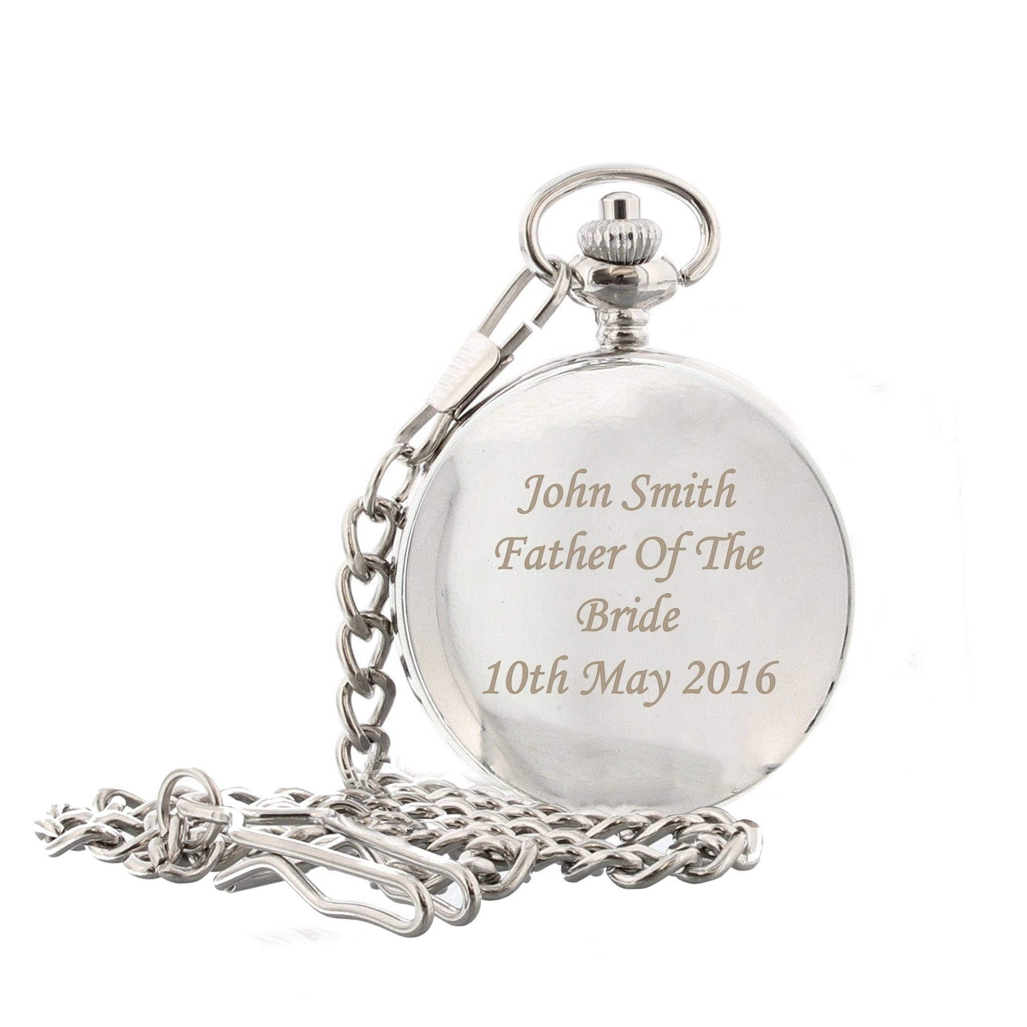 Personalised Pocket Fob Watch | Inspired Creative Gifts | UK Supplier