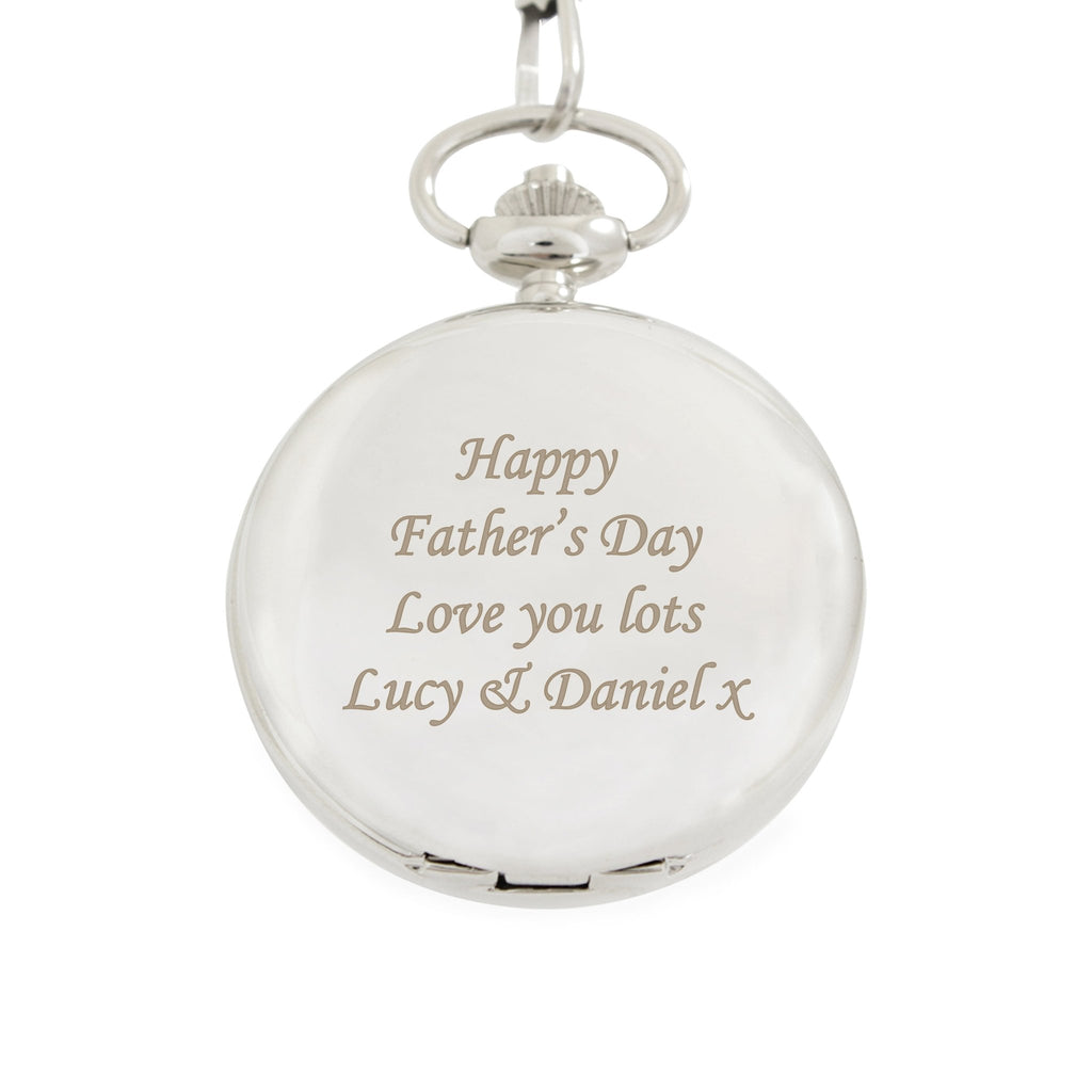 Personalised Pocket Fob Watch | Inspired Creative Gifts | UK Supplier