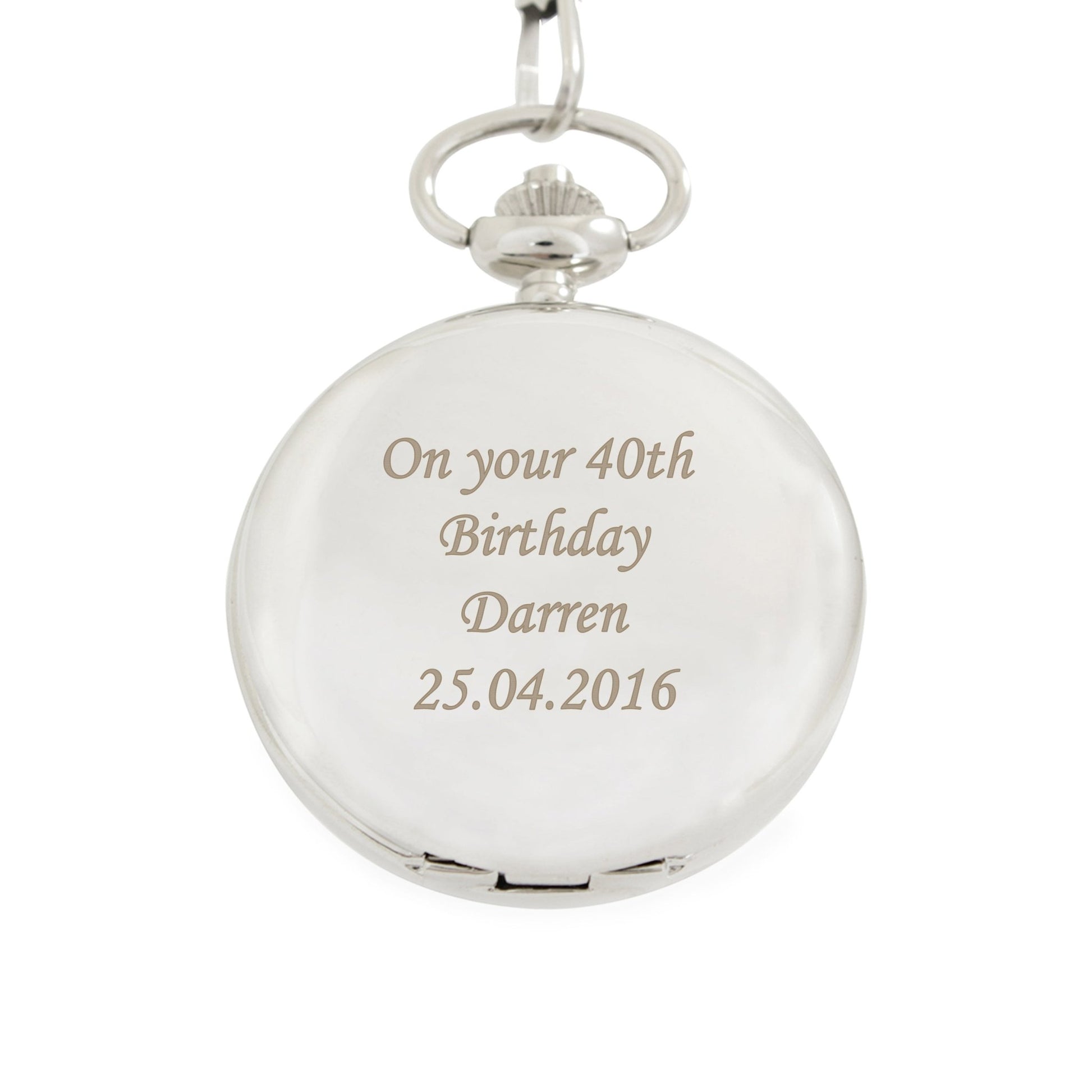 Personalised Pocket Fob Watch | Inspired Creative Gifts | UK Supplier