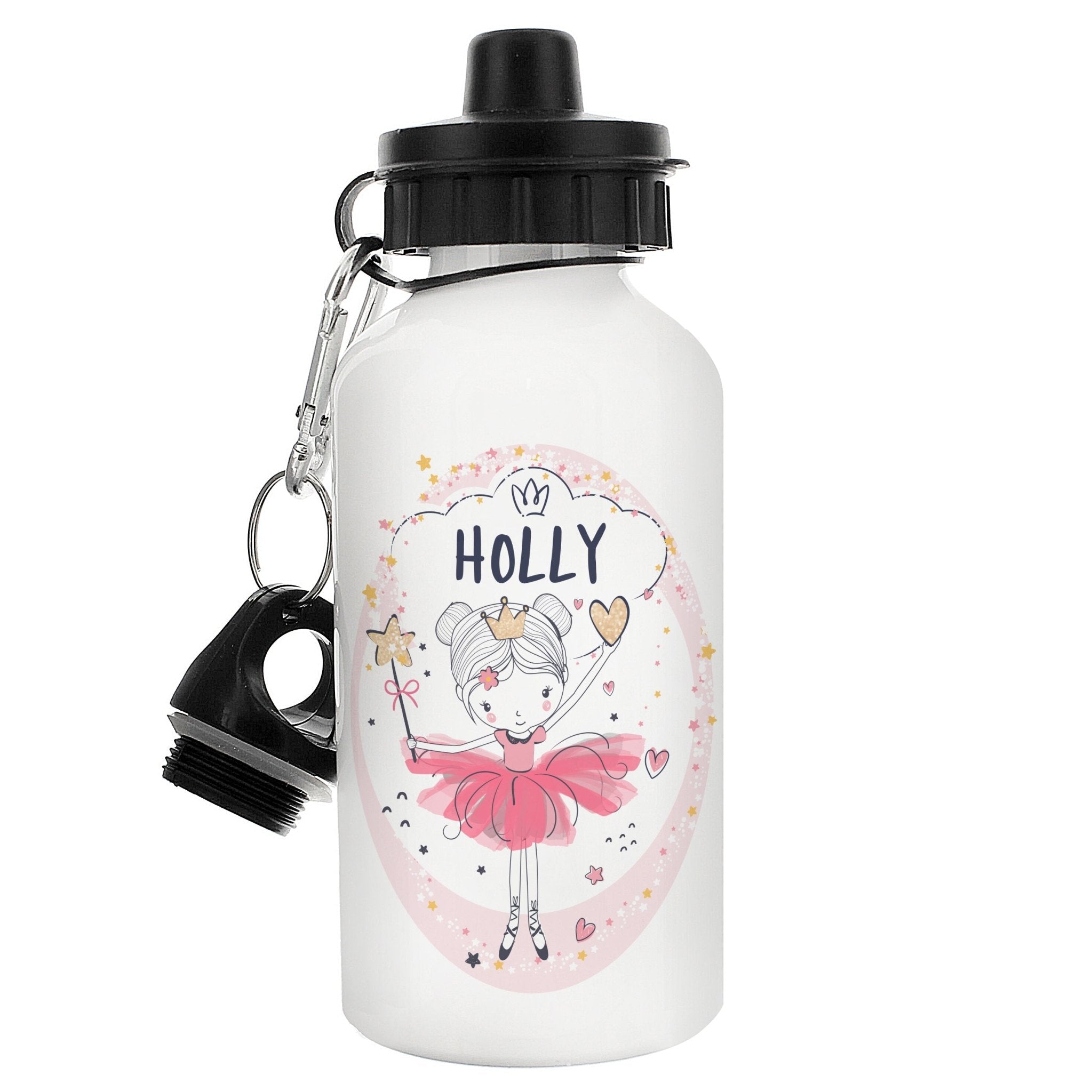Personalised Princess Ballerina Drinks Bottle | Inspired Creative Gifts | UK Supplier