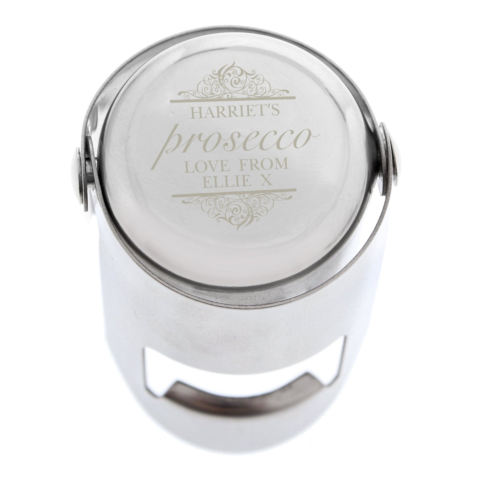 Personalised Prosecco Bottle Stopper | Inspired Creative Gifts | UK Supplier