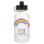 Personalised Rainbow Drinks Bottle | Inspired Creative Gifts | UK Supplier