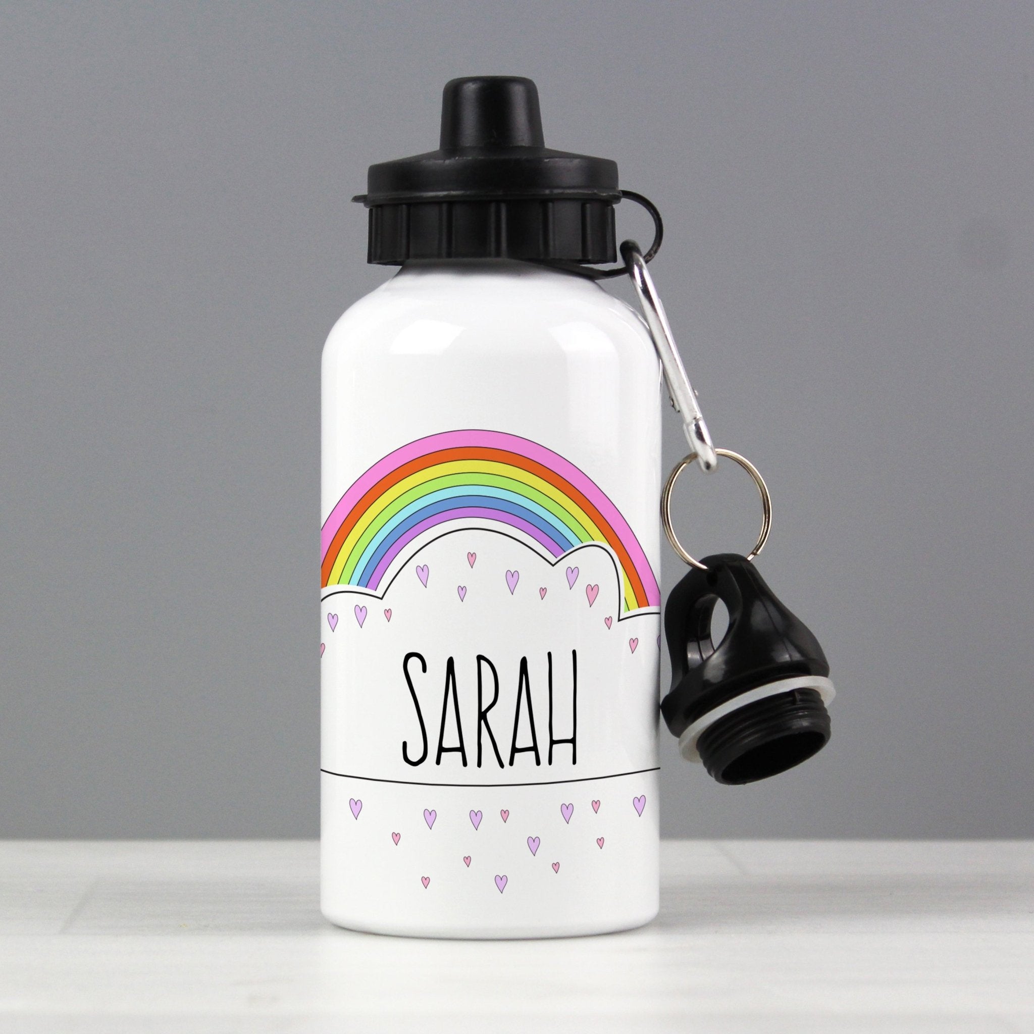 Personalised Rainbow Drinks Bottle | Inspired Creative Gifts | UK Supplier